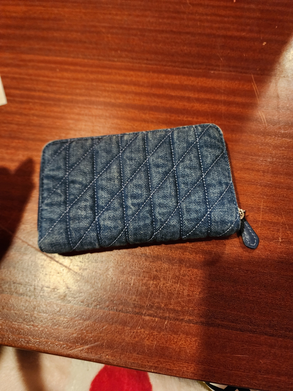 Coach Quilted Denim Crossbody and Zip Wallet - Blue New Condition - Picture 6 of 12